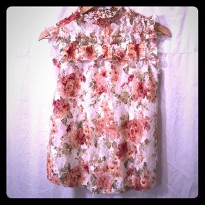 Crave by Almost Famous Spring Floral Lace Top